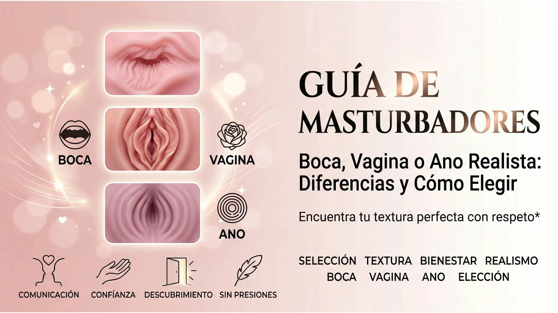 Boca masturbadora, vagina masturbadora o ano realista: diferencias y cómo elegir