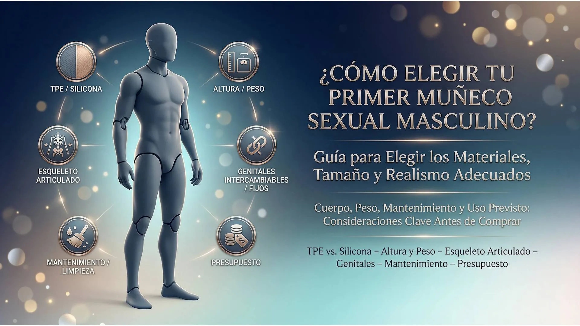 Cómo elegir un muñeco sexual masculino