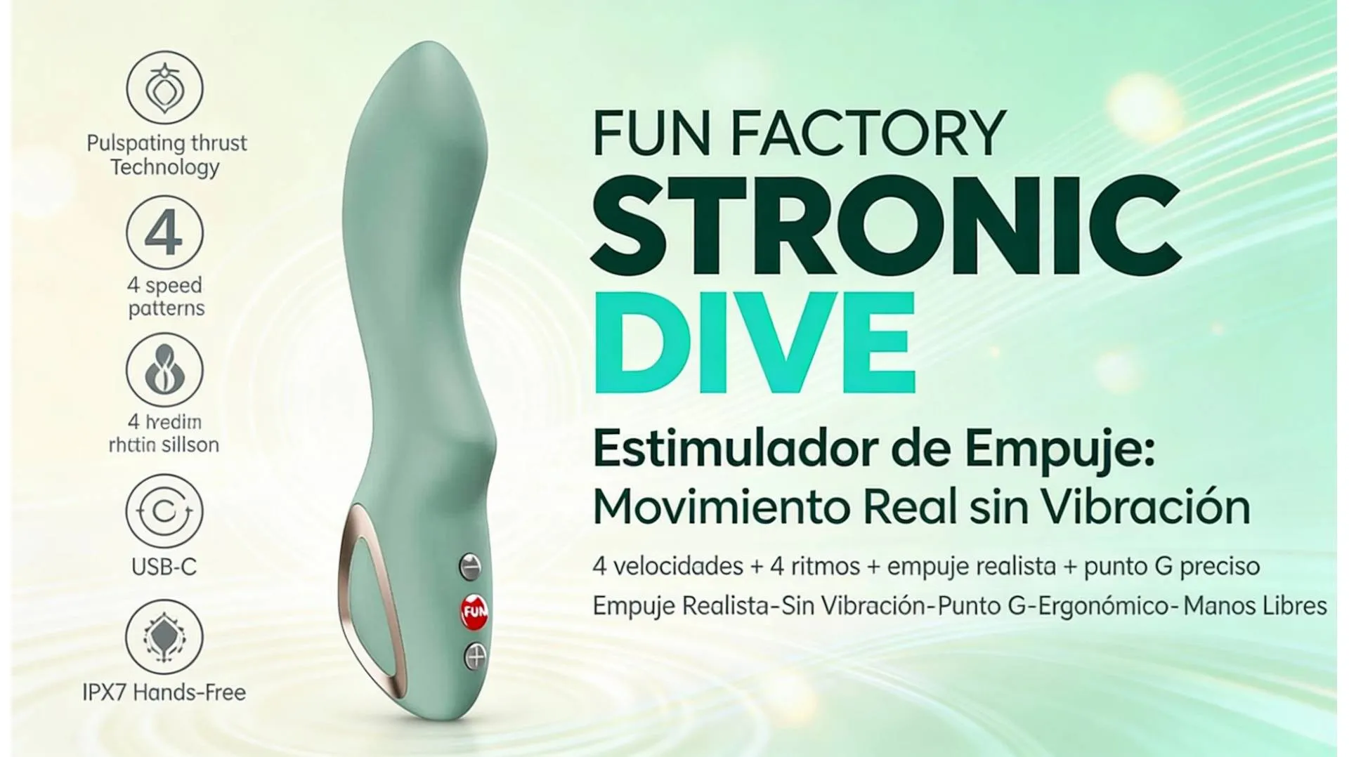 Fun Factory Stronic Dive: funciones y cuidados