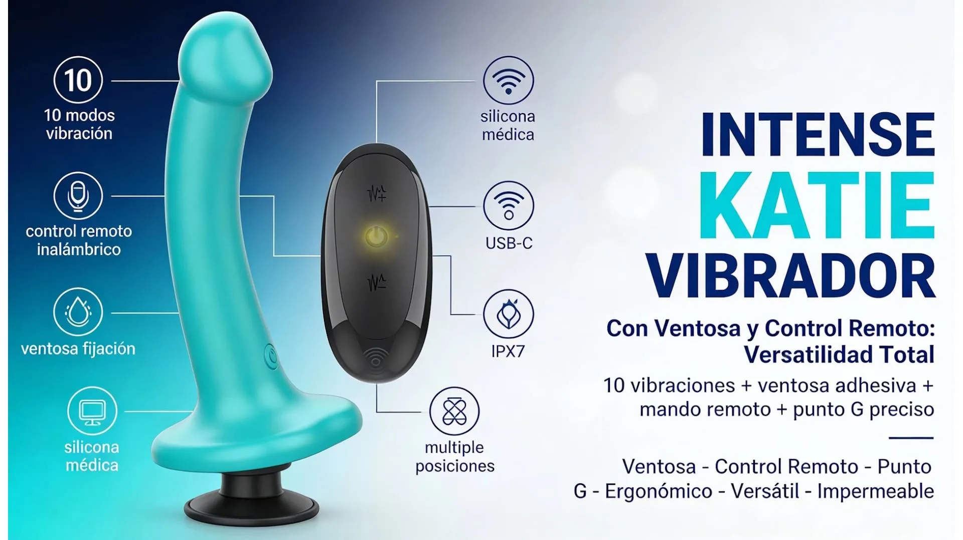 Intense Katie: funciones y uso con mando