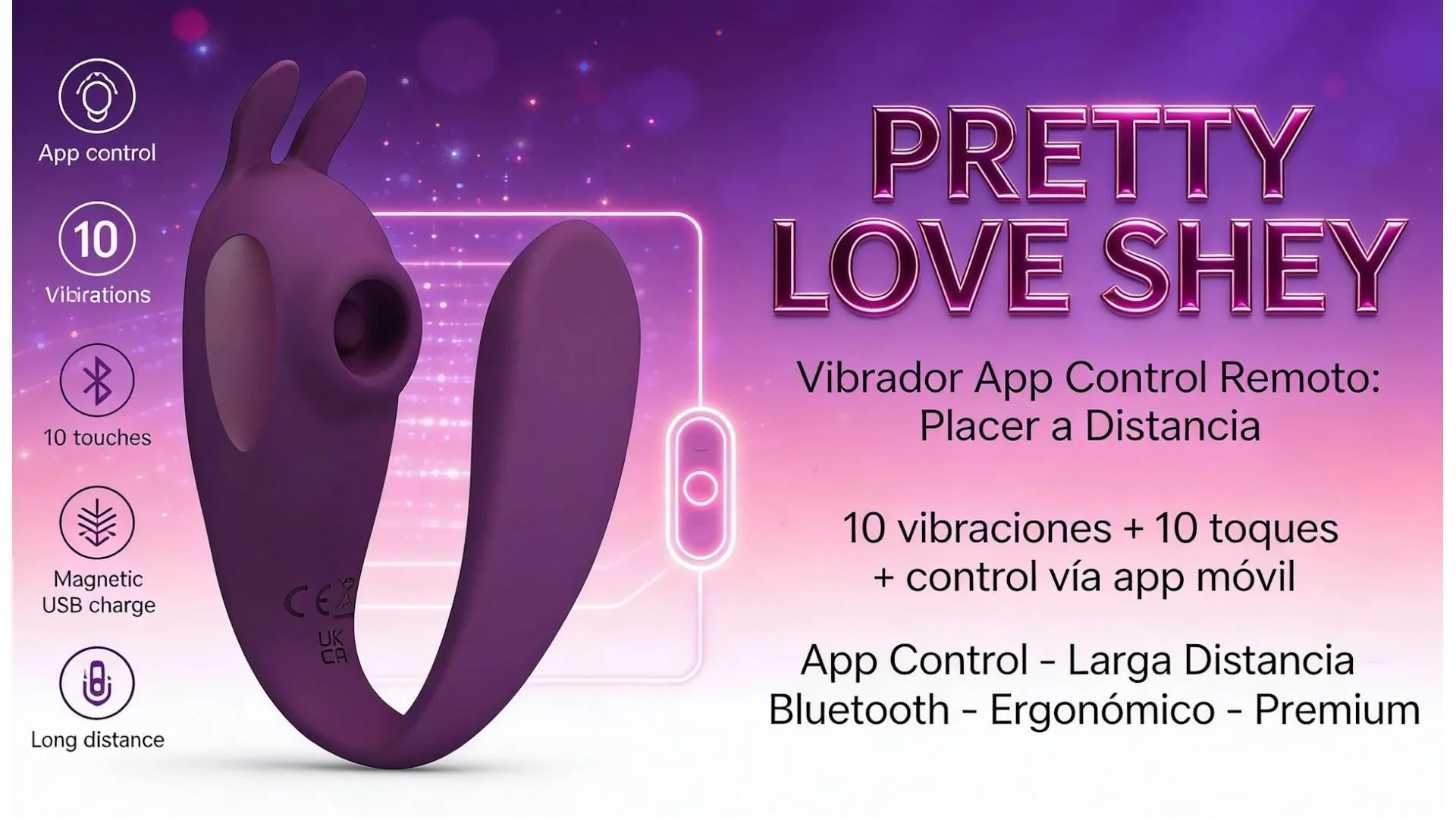 Pretty Love Shey con app: funciones, uso y qué comprobar