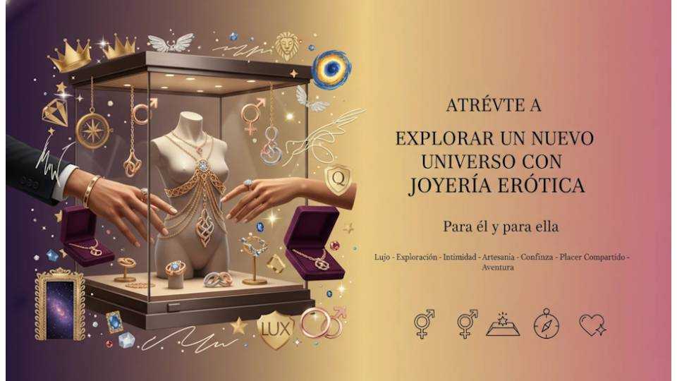 Atrévete a explorar un nuevo universo con el uso de joyería erótica para él y para ella