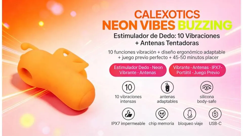 CalExotics Neon Vibes: funciones y cuidados
