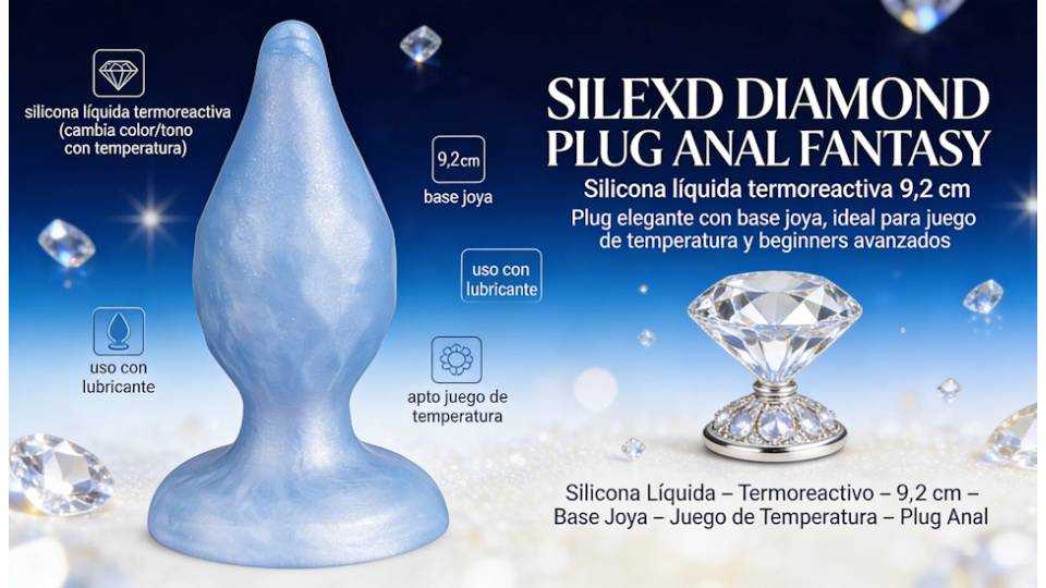 Colección Fantasy de SILEXD - Plugs Anales de Silicona Líquida Termorreactiva
