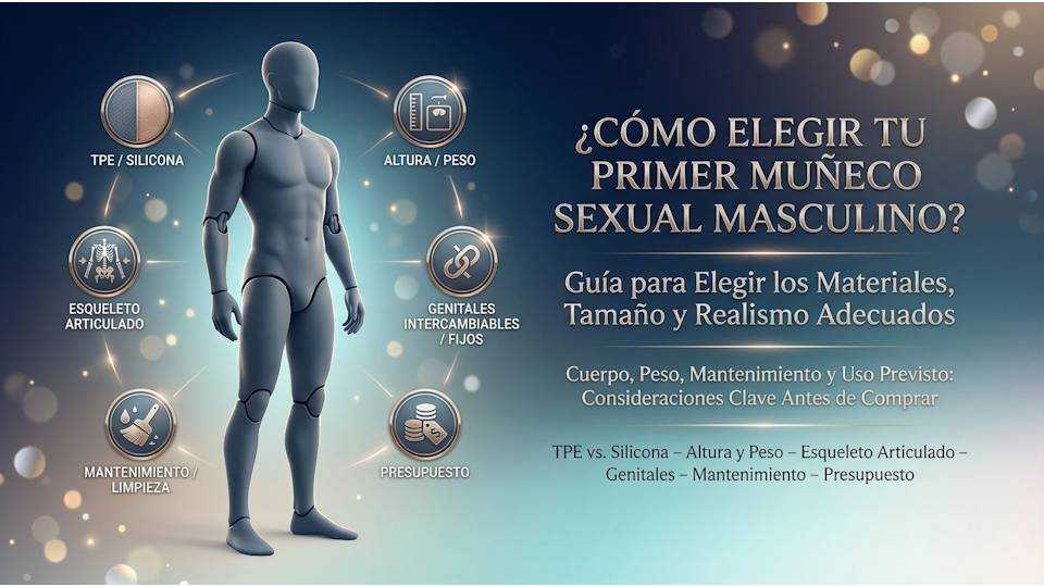 ¿Cómo elegir tu primer muñeco sexual masculino?