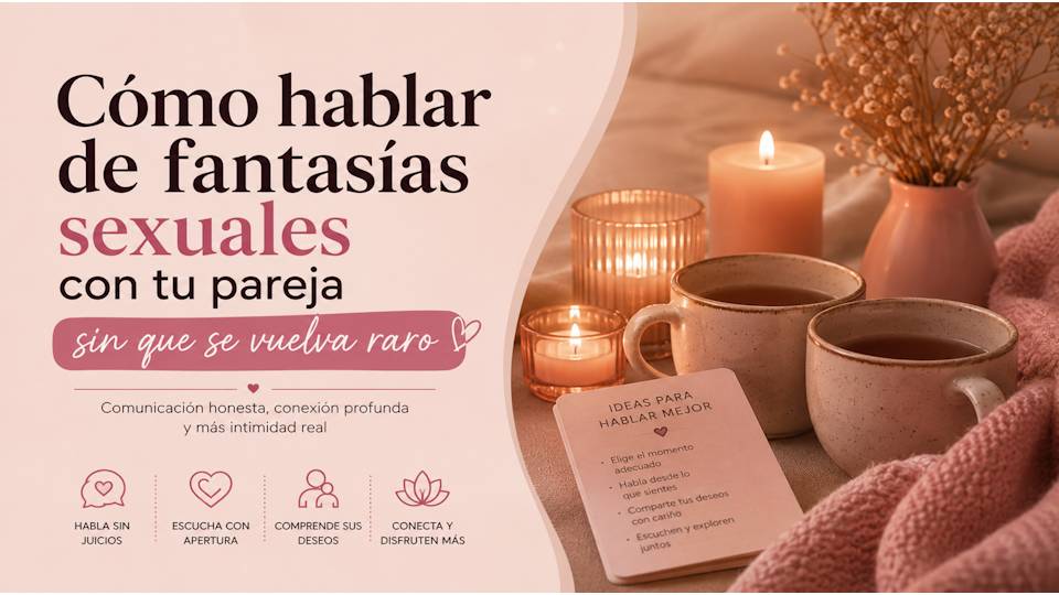 Cómo hablar de fantasías sexuales con tu pareja sin que se vuelva raro