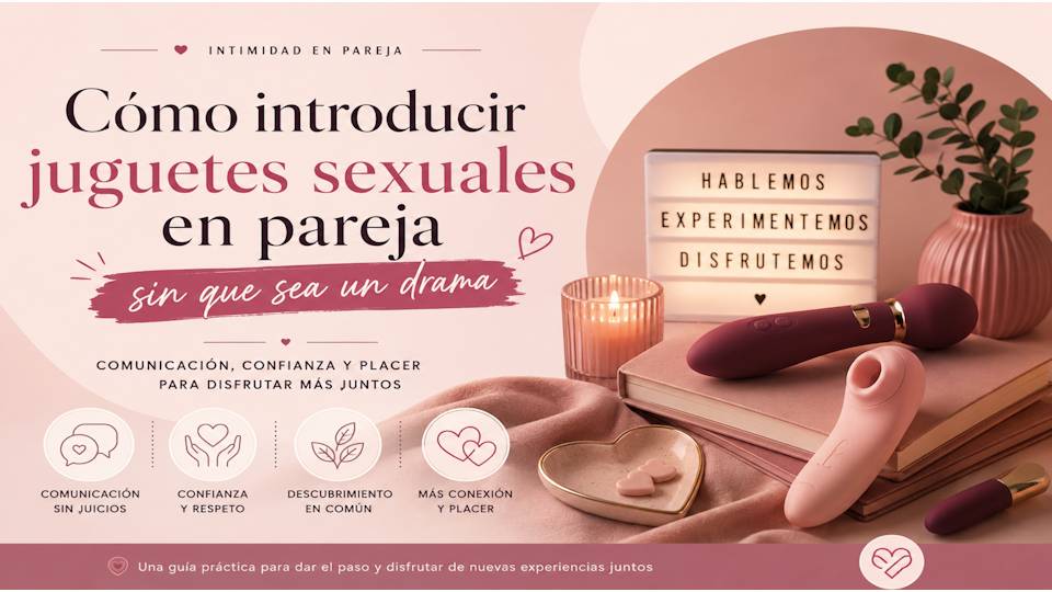 Cómo introducir juguetes sexuales en pareja sin que sea un drama