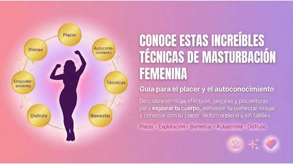 Conoce estas increíbles técnicas de masturbación femenina