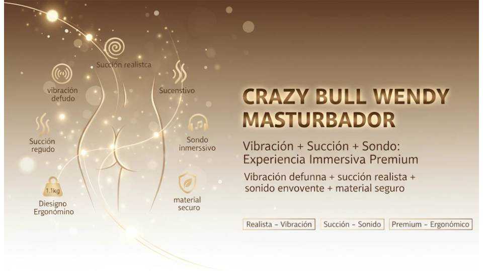 Crazy Bull Wendy: Review Completa del Masturbador Trasero Femenino Premium con Vibración, Succión y Sonido