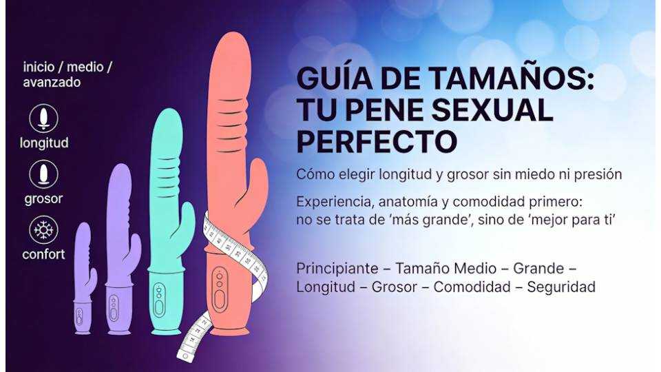 Guía de tamaños: cómo elegir el pene sexual perfecto sin miedo