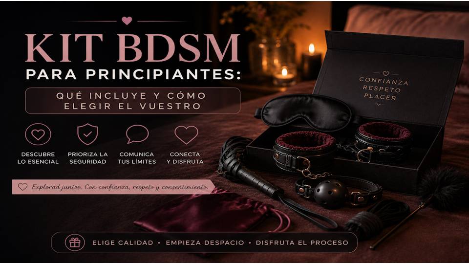 Kit BDSM para principiantes: qué incluye y cómo elegir el vuestro