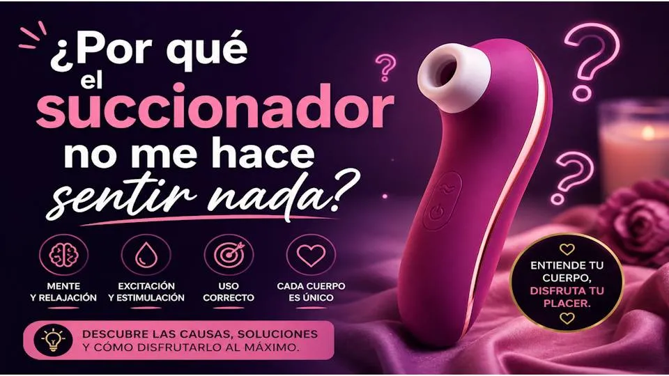 ¿Por qué el succionador no me hace sentir nada? Guía práctica