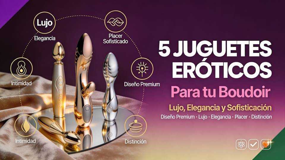 Los 5 juguetes eróticos que no pueden faltar en tu Boudoir (tocador en francés)