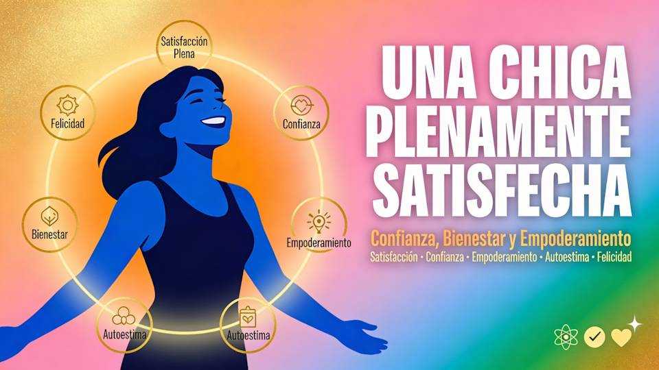 Una chica plenamente satisfecha