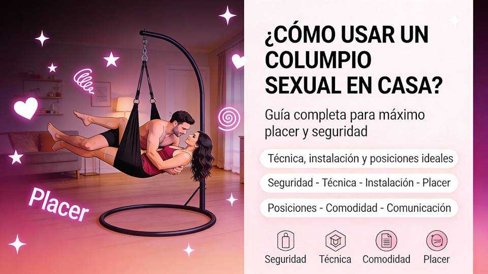 ¿Cómo usar un columpio sexual en casa?