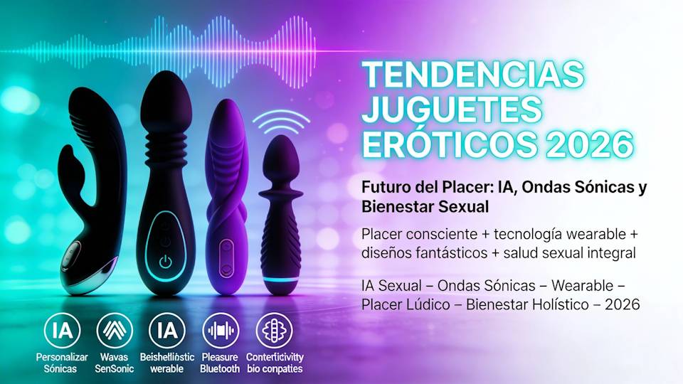 Tendencias en Juguetes Eróticos 2026: El Futuro del Placer y la Salud Sexual