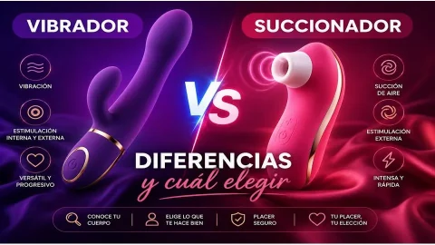 Vibrador vs Succionador: ¿Cuál es mejor para ti? Guía Comparativa 2026