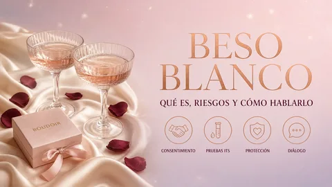 Beso blanco: qué es, riesgos y cómo hablarlo en pareja