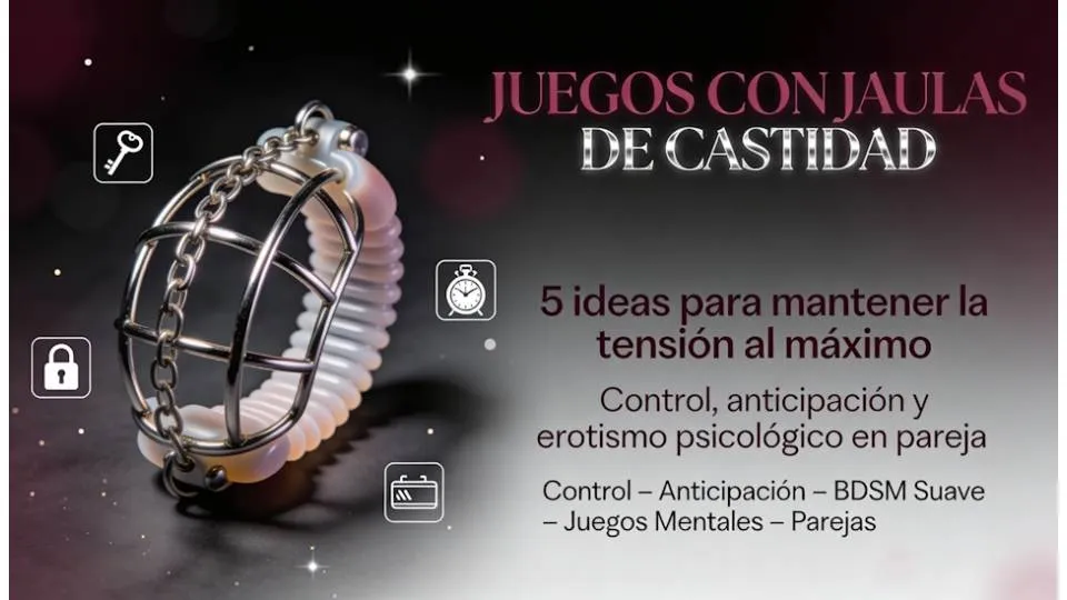 Juegos con jaulas de castidad: ideas, límites y seguridad
