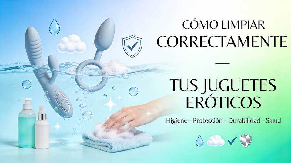 Cómo limpiar correctamente tus juguetes eróticos: Guía definitiva