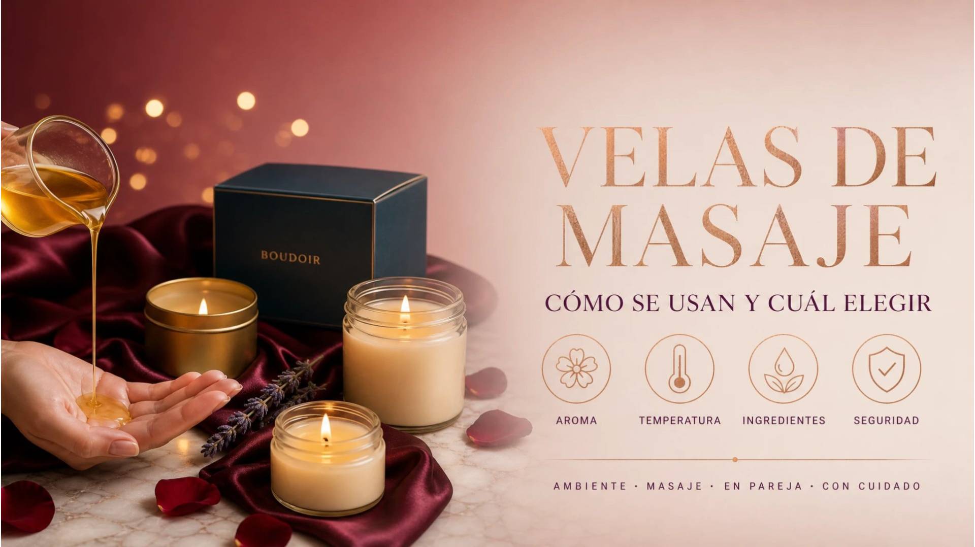 Velas de masaje: cómo se usan y cuál elegir