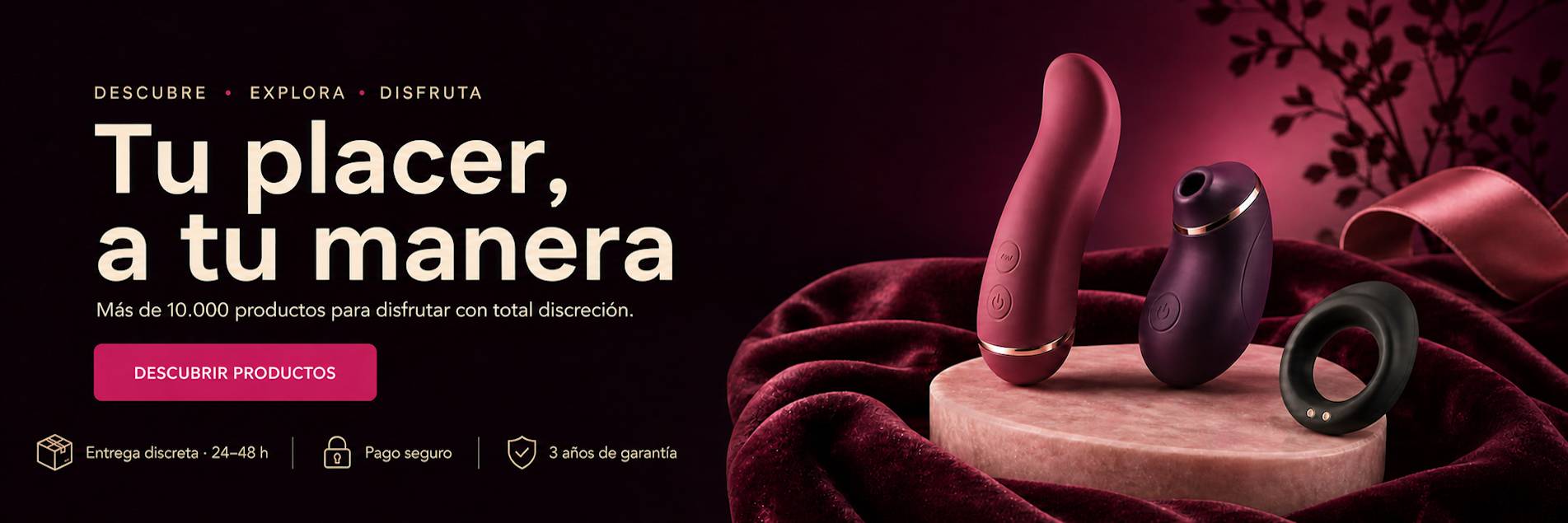 Tu placer, a tu manera: descubre productos eróticos con envío discreto